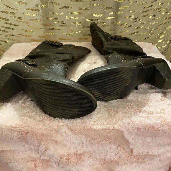 Women’s Amani Prima mid calf heeled boots with side zippers sized 8M - Picture 4 of 10